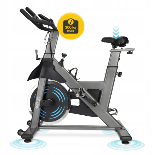 Велотренажер  4FIZJO Racing Black/Blue  - фото №2